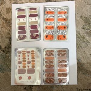 Halloween and Floral Nail Wraps Set